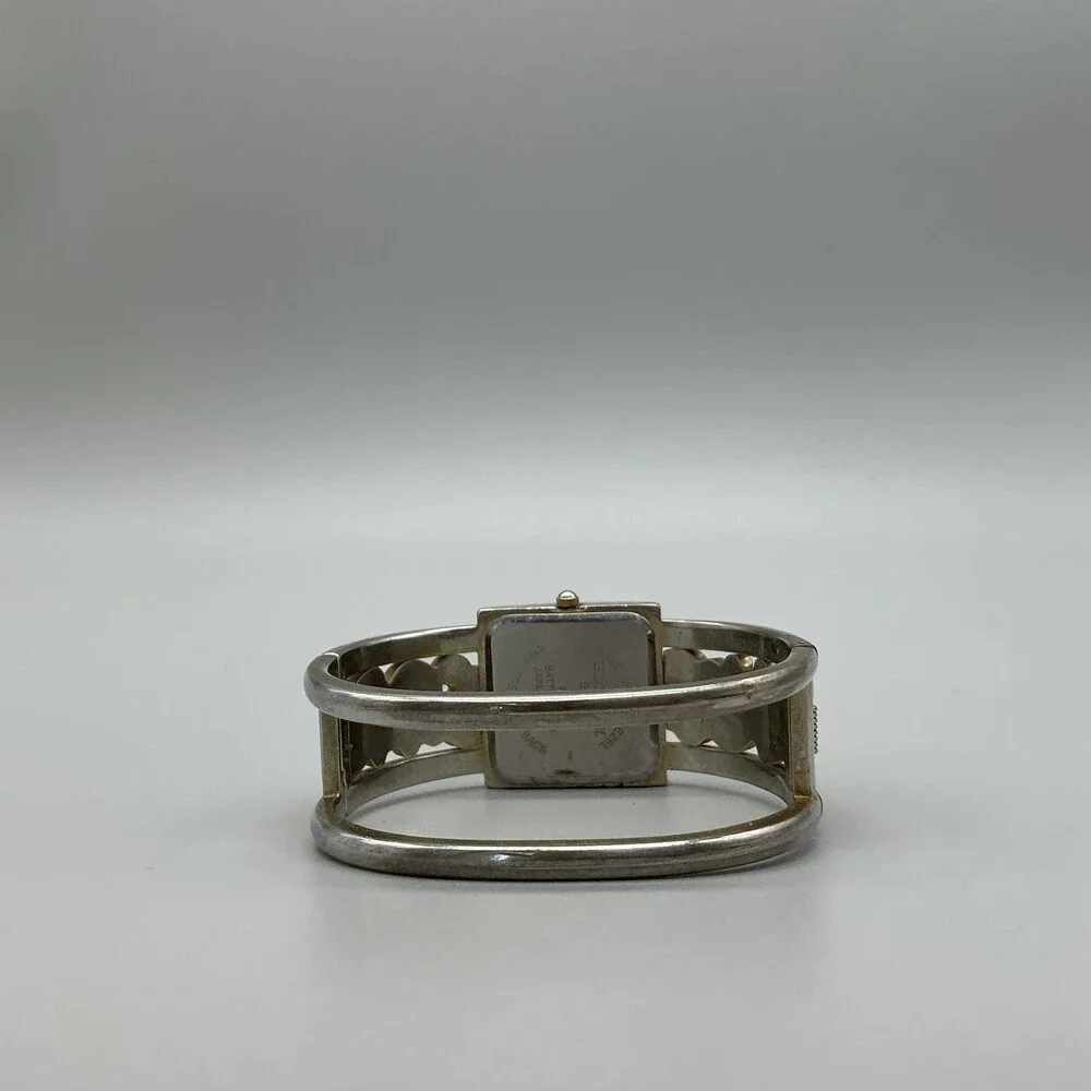 Elgin II EL538 Womens Watch 28mm MOP Dial Silver Tone Bangle New Battery 7